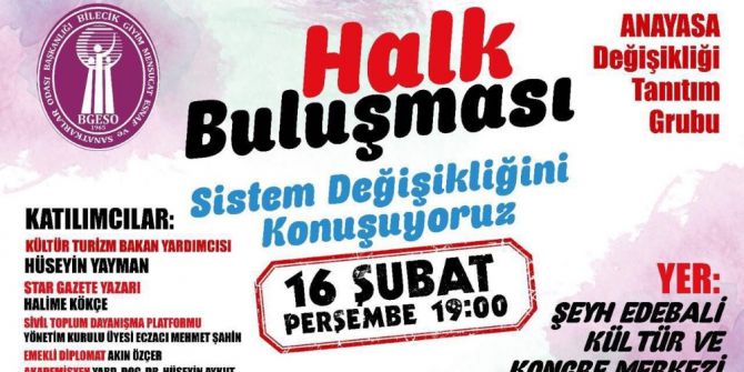 Bilecik Giyim Mensucat Esnaf Ve Sanatkarlar Odası’ndan “Halk Buluşması”