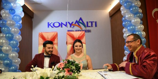 Konyaaltı’nda 20 Dakikada Bir Nikah