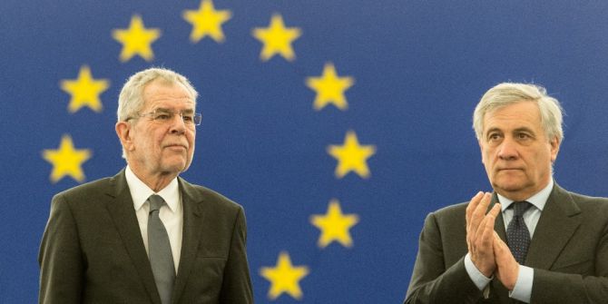 Avusturya Cumhurbaşkanı Bellen, Ap Başkanı Tajani İle Görüştü