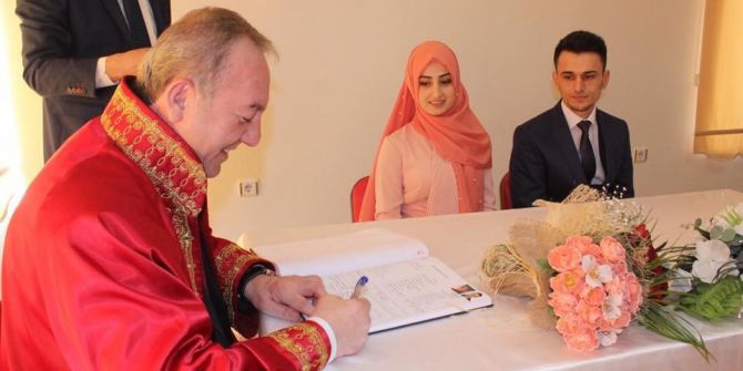 Başkan Şahiner, Sevgililer Gününde Nikah Kıydı