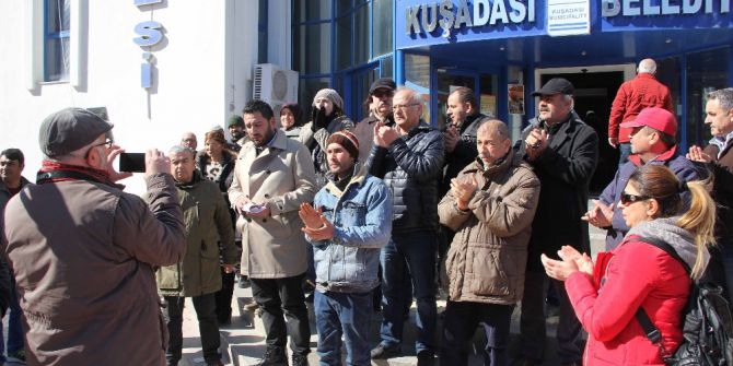 Kuşadası’nda Toprak Kayması Mağdurlarından Eylem