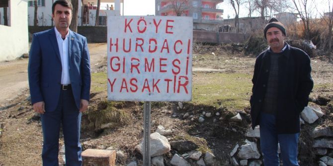 Bu Köye ‘Hurdacıların’ Girmesi Yasak