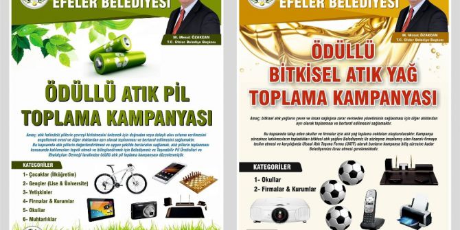 Efeler Doğayı Koruyor, Doğayı Koruyanları Da Ödüllendiriyor