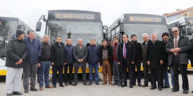 Karaman’da Yeni 10 Halk Otobüsü Törenle Hizmete Başladı