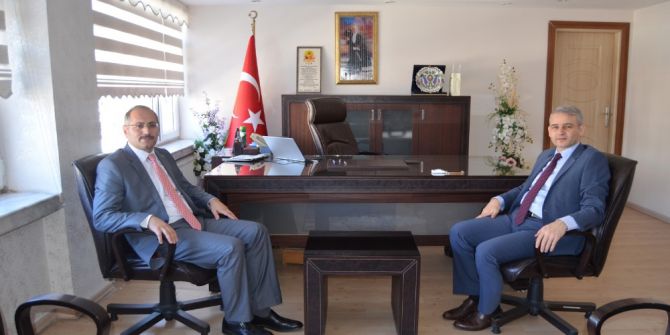 Kaymakam Bilgin’den Kaymakam Güven’e Ziyaret