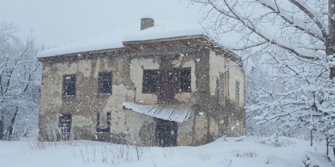 Gevaş’ta Kar Yağışı