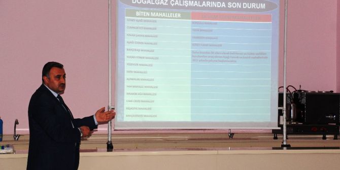 Başkan Cabbar Belediye Çalışmalarıyla İlgili Bilgilendirme Sunumu Yaptı