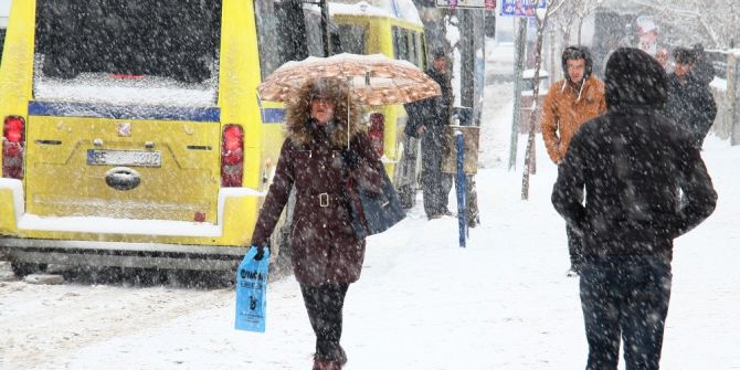 Van’da Kar Yağışı