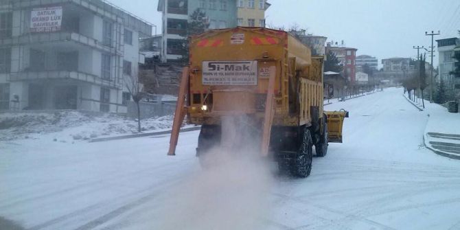 Tokat’ta Karla Mücadele Çalışması