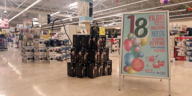 Carrefoursa Mersin Hipermarketi 18 Yaşında