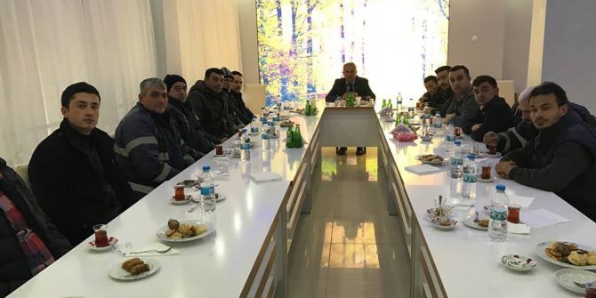 Başkan Yaman, Belediye Çalışanları İle Buluştu