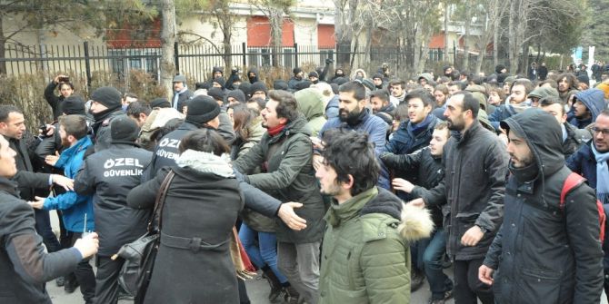 Eskişehir’de Üniversitede Gerginlik