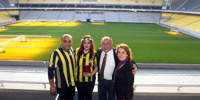 Ülker Stadyumu’nda Nikah Kıyıldı