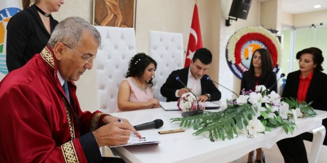 Mezitli’de 2016 Yılında Bin 310 Çift Nikah Masasına Oturdu