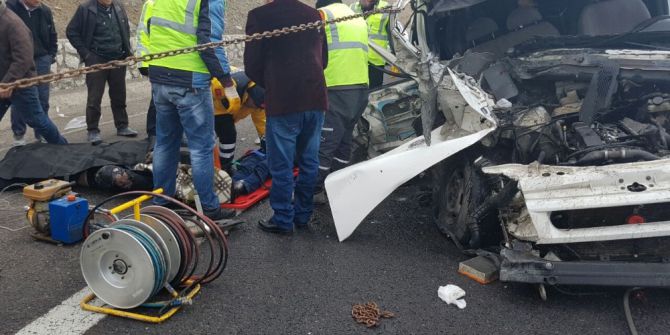 Niğde’de Trafik Kazası; 1 Ölü 1 Yaralı