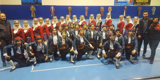 Kumluca Halk Oyunları Ekibi Yarışmaya Hazır