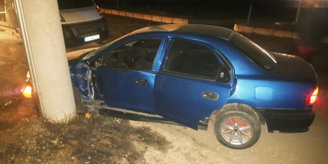 Direğe Çarptı, Osmancık’ı Elektriksiz Bıraktı