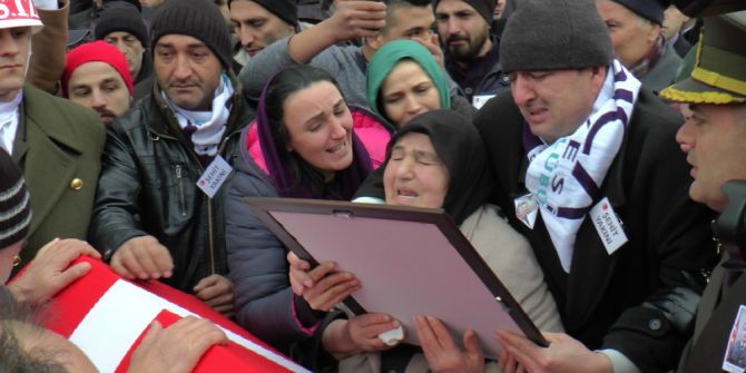 Şehit Uzman Çavuş Murat Tevlim’i On Binler Son Yolculuğuna Uğurladı