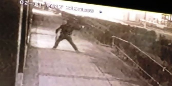 Banka Ve Atm Saldırganı Güvenlik Kamerasında