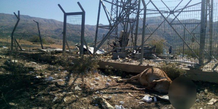 Kulp’ta Baz İstasyonunda Patlama