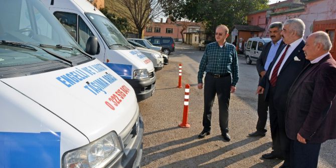 Kozan Belediyesi Hasta Nakil Araçları Hizmete Girdi