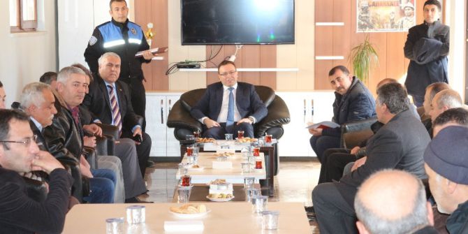 Kaymakam Zadeleroğlu Kahvehane Sahipleriyle Toplantı Yaptı