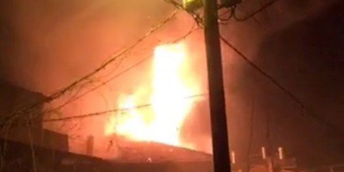 Konya’da Cami Yangını