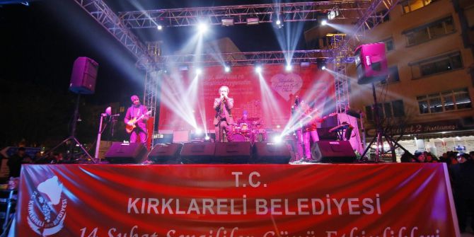 Kırklareli’de Sevgililer Günü Etkinlikleri