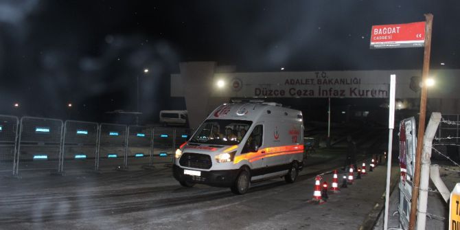 Düzce Ceza İnfaz Kurumunda Yangın