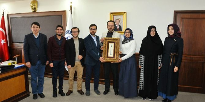 Öğrenci Toplulukları Temsilcileri Bircan’ı Makamında Ziyaret Etti