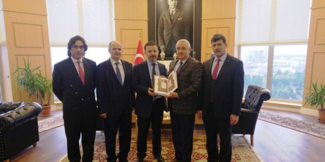 Müftü Hüseyin Hazırlar, Rektör Gören’i Ziyaret Etti