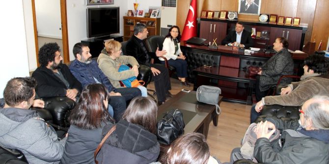 Ankara Birlik Tiyatrosu’nda Başkan Turgut’a Ziyaret