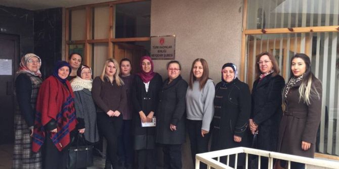 Ak Parti Kadın Kollarından Türk Kadınlar Birliğine Ziyaret