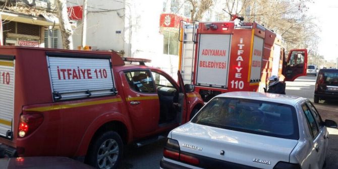 İşyerindeki Yangın Korkuttu