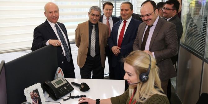 Başkan Çolakbayrakdar Kaymakamları Ağırladı