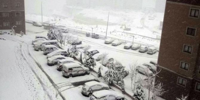 Trabzon’da Kar Yağışı Hayatı Olumsuz Etkiliyor