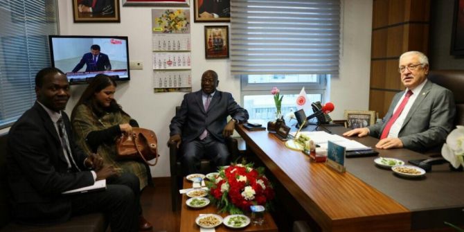 Benin Cumhuriyeti Büyükelçisi Gomina’dan Milletvekili Ahmet Uzer’e Ziyaret