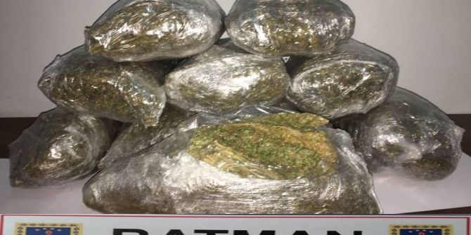 Batman’da 11 Kilogram Esrar Ele Geçirildi