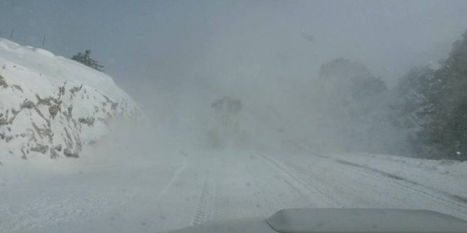 Sertavul Geçidi’nde Zincirsiz Araçlara İzin Verilmiyor