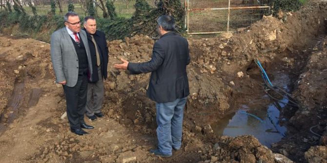 Salihli’de Altyapı Çalışmaları İncelendi