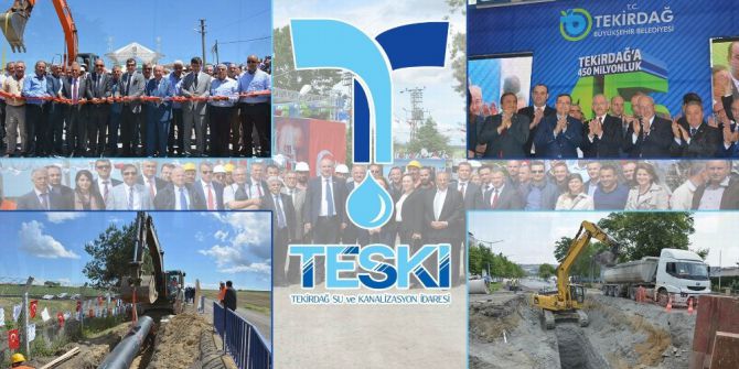 Teski’den Bin 500 Kilometrelik Altyapı İmalatı