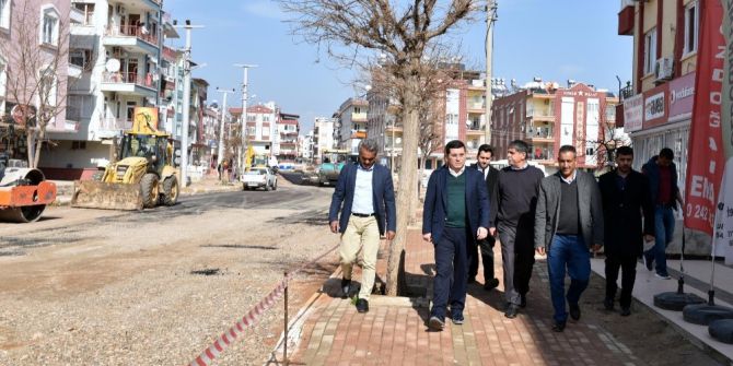 Göksu Caddesi Asfaltlanıyor