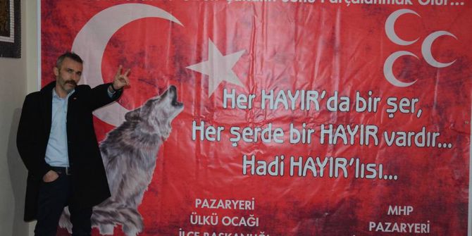 Mhp Pazaryeri İlçe Teşkilatı Kapatıldı