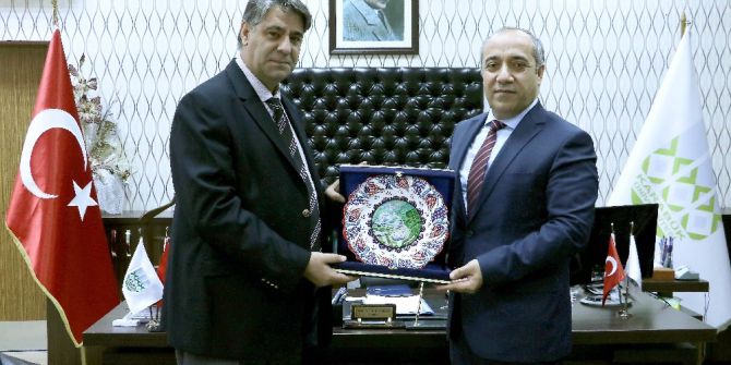 Muş Alparslan Üniversitesi Rektörü’nden Kbü Rektörü Polat’a Ziyaret