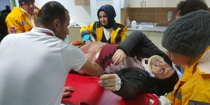 Tramvayın Çaptığı Suriyeli Hastanelik Oldu