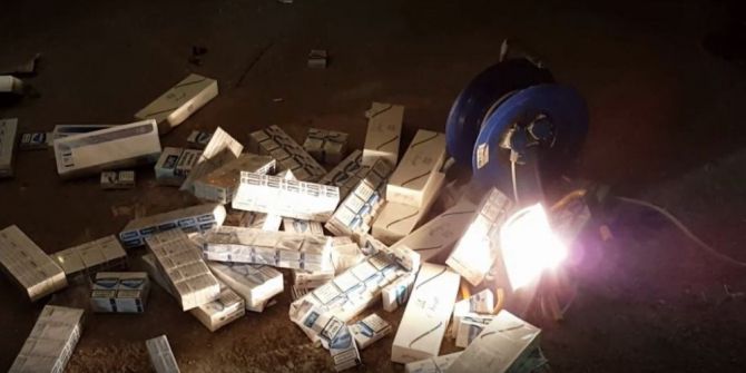 Uşak’ta 67 Bin Paket Kaçak Sigara Ele Geçirildi