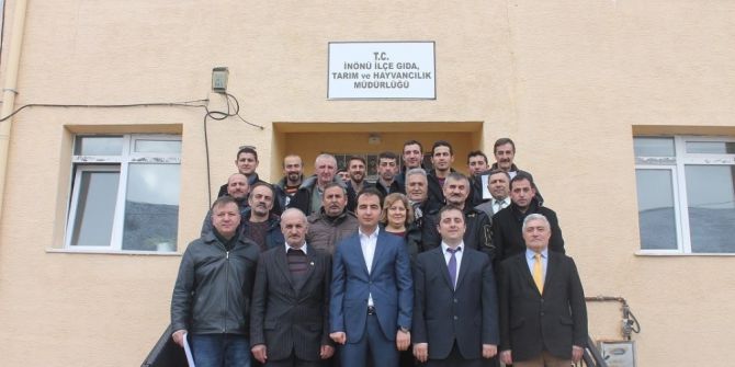 İnönü’de Meyve Gübreleme Kursunu Tamamlayanlara Sertifikaları Verildi