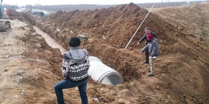 Karaman’da Yağmur Suyu Kollektör Hattı Yapımı Başladı