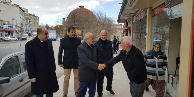 Niğde Valisi Peynircioğlu, Esnaflarla Görüştü