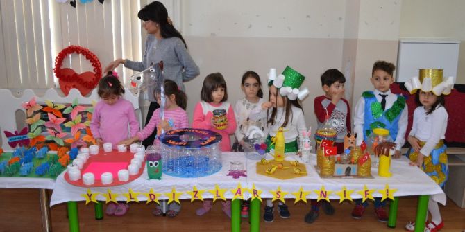 Bilecik’te Minik Öğrencilerin Geri Dönüşüm Sergisi